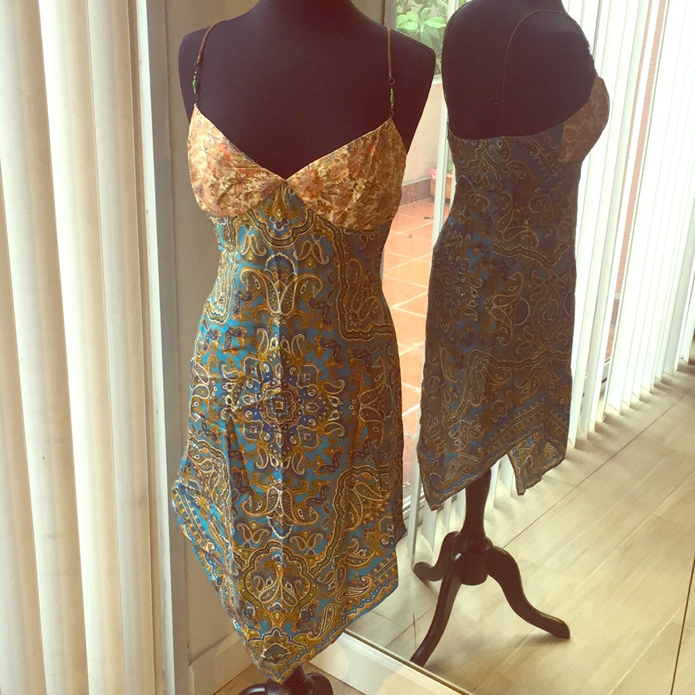 Laundry Silk Handkerchief Dress